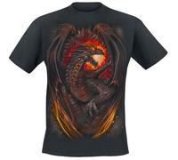 Spiral Dragon Furnace T-Shirt schwarz in 4XL