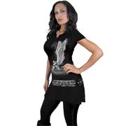 Spiral - Enslaved Angel - Stud Waist Mini Dress Black - XXL