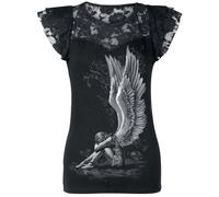Spiral Enslaved Angel T-Shirt schwarz in XXL