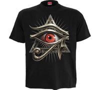Spiral Evil Eye - T-Shirt Männer T-Shirt schwarz XXL 100% Baumwolle Horror, Rockwear, Totenköpfe