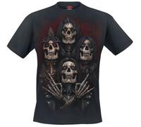 Spiral FACES OF GOTH T-Shirt schwarz in L