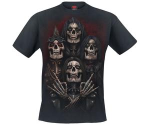 Spiral FACES OF GOTH T-Shirt schwarz in L