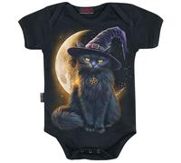 Spiral Familiar Magic - Baby Grows Body schwarz in XS