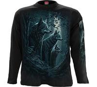 Spiral Forest Guardians Langarmshirt schwarz in XL
