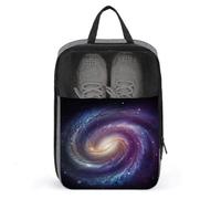 Spiral-Galaxie-Schuhbeutel für Reisen, wasserdichte Schuhtasche, Schuhaufbewahrung, Organizer mit Reißverschluss und Griff, Sneaker-Tasche, Schuhbeutel, Stil, Einheitsgröße, Schuhbeutel für Reisen,