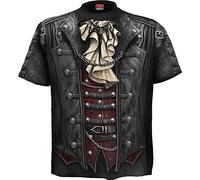 Spiral - Goth Wrap - Allover T-Shirt Schwarz - 3XL