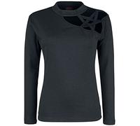 Spiral Gothic Elegance Damen-Langarmshirt - schwarz L