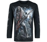 Spiral Grim Rocker Männer Langarmshirt schwarz XL 100% Baumwolle Gothic, Streetwear