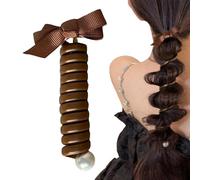 Spiral Haargummi, Haargummi Damen, Pferdeschwanzhalter, Wasserdichte Elastische Pferdeschwanzbänder, Dehnbar Für Dickes Und Lockiges Haar, Frauen Und Mädchen