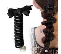 Spiral Haargummi, Haargummi Damen, Pferdeschwanzhalter, Wasserdichte Elastische Pferdeschwanzbänder, Dehnbar Für Dickes Und Lockiges Haar, Frauen Und Mädchen