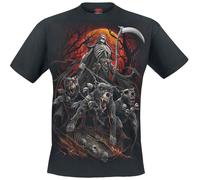 Spiral Harbingers Männer T-Shirt schwarz L 100% Baumwolle Basics, Horror, Rockwear, Totenköpfe