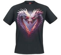 Spiral Heart Of Dragons T-Shirt schwarz in L