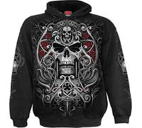 Spiral Herren Hoody Black Hooded Sweatshirt, S