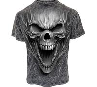 Spiral Herren M148 - T-Shirts T-Shirt, Black & Grey, 4XL
