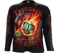 Spiral Herren M301-T-Shirts-Long Sleeve T-Shirt, Black, L