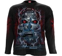 Spiral Herren M301-T-Shirts-Langarm T-Shirt, Schwarz, XL