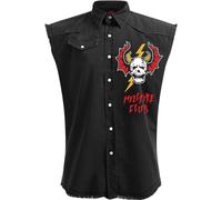 Spiral Herren M602-l Hemd mit Button-Down-Kragen, Schwarz, L