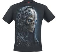 Spiral Männer T-Shirt Human 2.0 Schwarz 100% Baumwolle Totenköpfe XL