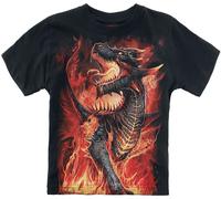Spiral - Draconis - Kinder T-Shirt - Schwarz - XXL
