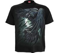Spiral Kids - Shadow Raven Männer T-Shirt schwarz 140/146 100% Baumwolle Rockwear