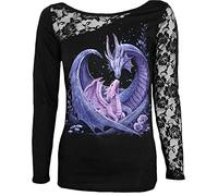 Spiral Maternal Instincts Langarmshirt schwarz in XL