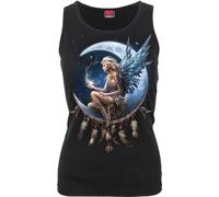 Spiral Moon Fairy Frauen Top schwarz L 100% Baumwolle Esotherik, Rockwear, Romantik