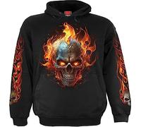 Spiral Herren M451-s Kapuzenpullover, Schwarz, S