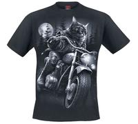 Spiral Nine Lives T-Shirt schwarz in 3XL