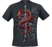 Spiral - Oriental Dragon - T-Shirt Schwarz - S