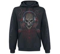Spiral PC Gamer Kapuzenpullover schwarz in XXL
