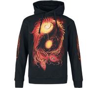 Spiral Phoenix Arisen Männer Kapuzenpullover schwarz XL