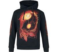 Spiral Phoenix Arisen Männer Kapuzenpullover schwarz