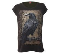 Spiral Raven Wise T-Shirt schwarz in XXL