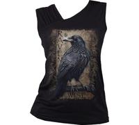 Spiral - Raven Wise - Gathered Shoulder Slant Weste Schwarz - S S