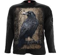 Spiral Raven Wise Männer Langarmshirt schwarz XXL