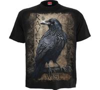 Spiral Raven Wise Männer T-Shirt schwarz 4XL