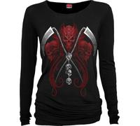 Spiral Reaperess - Longsleeve Langarmshirt schwarz in M