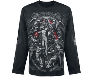 Spiral Reaper's Door Langarmshirt schwarz in XL
