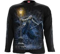 Spiral Reaping in The rain Männer Langarmshirt schwarz L