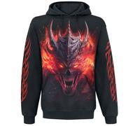 Spiral Riff Burner - Hoodie Kapuzenpullover schwarz in L