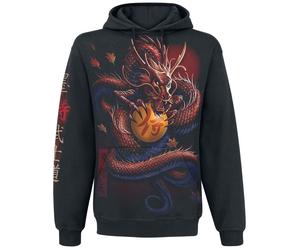 Spiral Samurai Kapuzenpullover schwarz in XXL