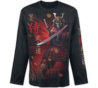 Spiral Samurai Langarmshirt schwarz in L
