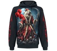 Spiral Santa Clown - Hoodie Kapuzenpullover schwarz in M
