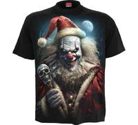 Spiral - Santa Clown - T-Shirt schwarz, Schwarz , XL
