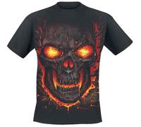Spiral Skull Lava T-Shirt schwarz in L