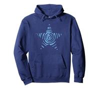 Spiral Star y2k Whimsy Grunge Vintage Coastal Beach Graphic Pullover Hoodie