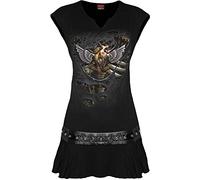 Spiral Steam Punk Ripped Frauen Kurzes Kleid schwarz Gothic, Rockwear, Sommerkleider, Steampunk