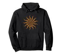Spiral Sun Fairy Grunge Hippie Boho Goblincore Graphic Pullover Hoodie
