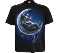Spiral Velvet Moon - T-Shirt Männer T-Shirt schwarz 3XL 100% Baumwolle Rockwear