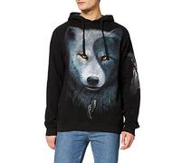 Spiral - Wolf CHI - Hoodie mit Seitentasche - Schwarz - L